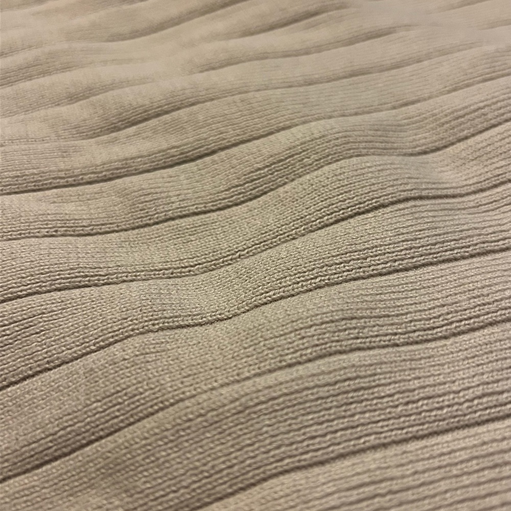 Large Cream Ribbed Textured Merona Sweater - Picture 3 of 4